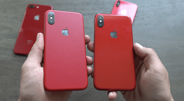 iphone x product red by one label 04