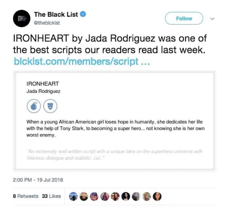 The Black List Ironheart