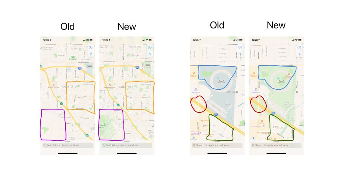 evidence of apple map is being reconstructed in ios 12 beta 3 01