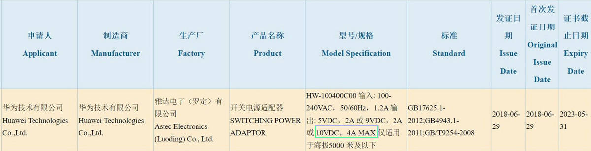 hwawei 40w power adapter 01
