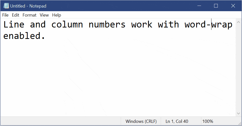 windows notepad update 2018 03