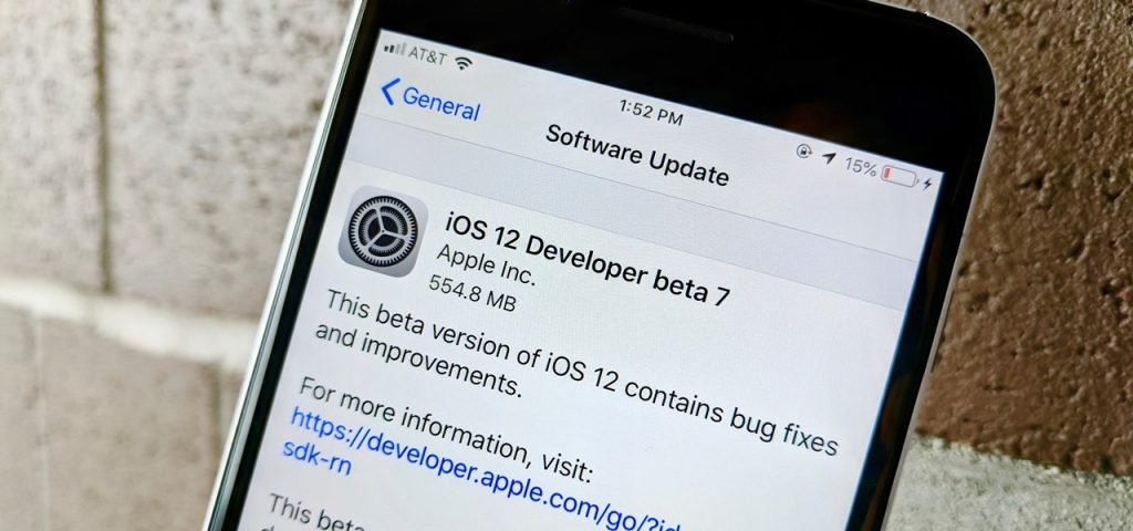 ios 12 beta 7 released apple developers.1280x600