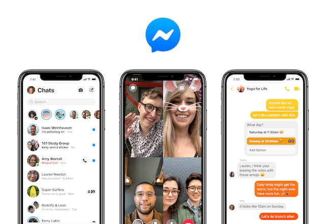 Messenger 4 Chat Video Call Gradient iOS