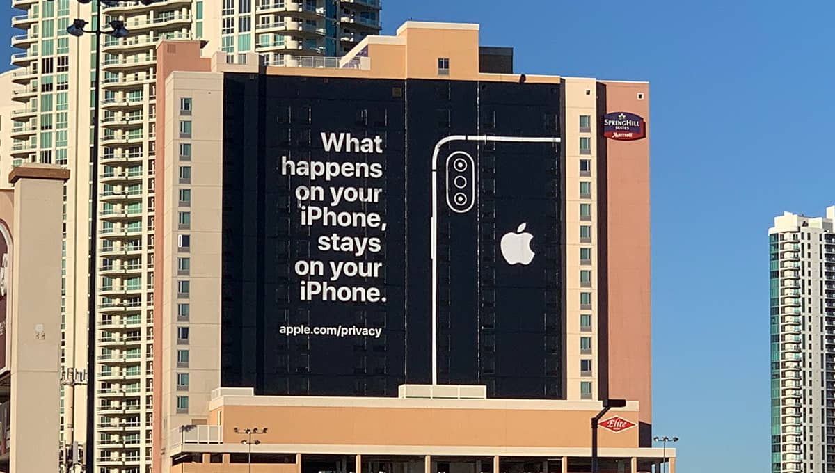 Apple billboard privacy