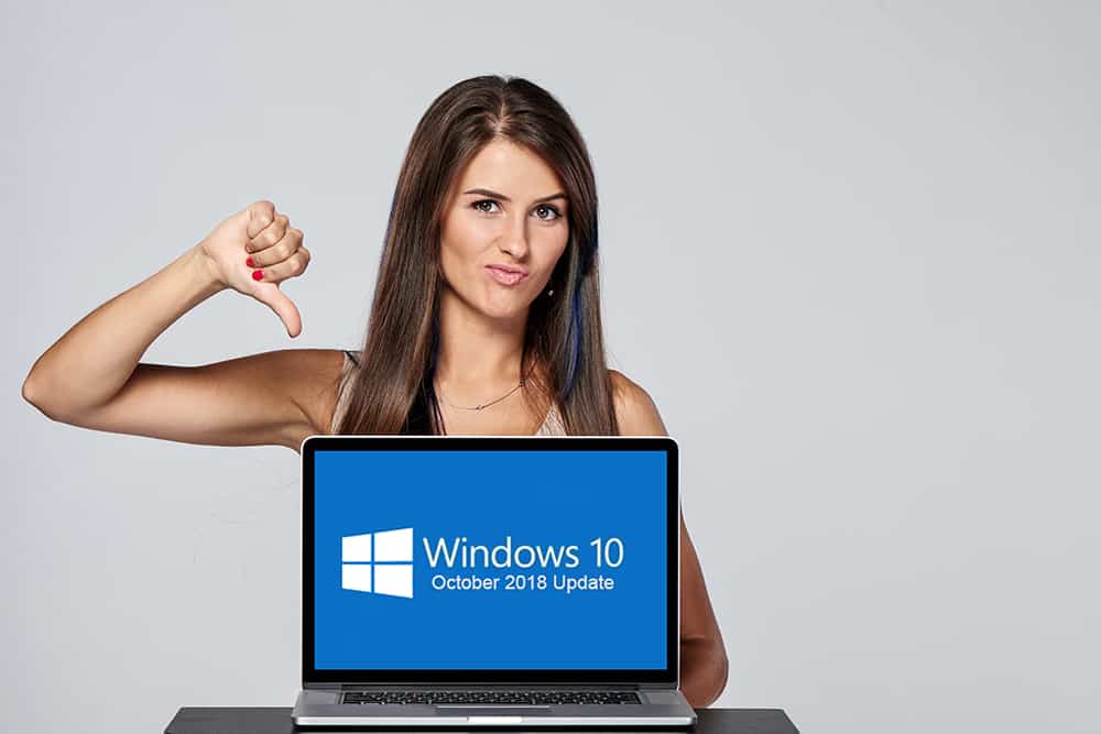 Windows 10 Update thumbs down
