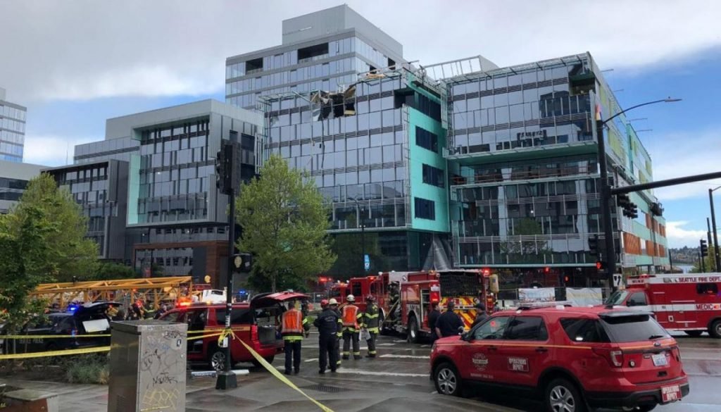 SEATTLE FIRE DEPARTMENT collapsed crane 1120