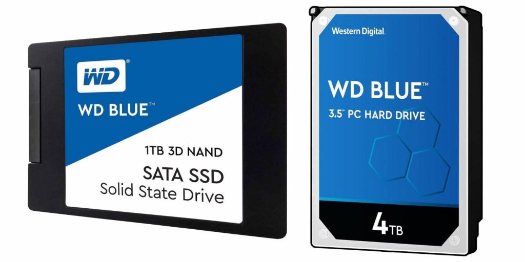 WD Blue SSD and HDD