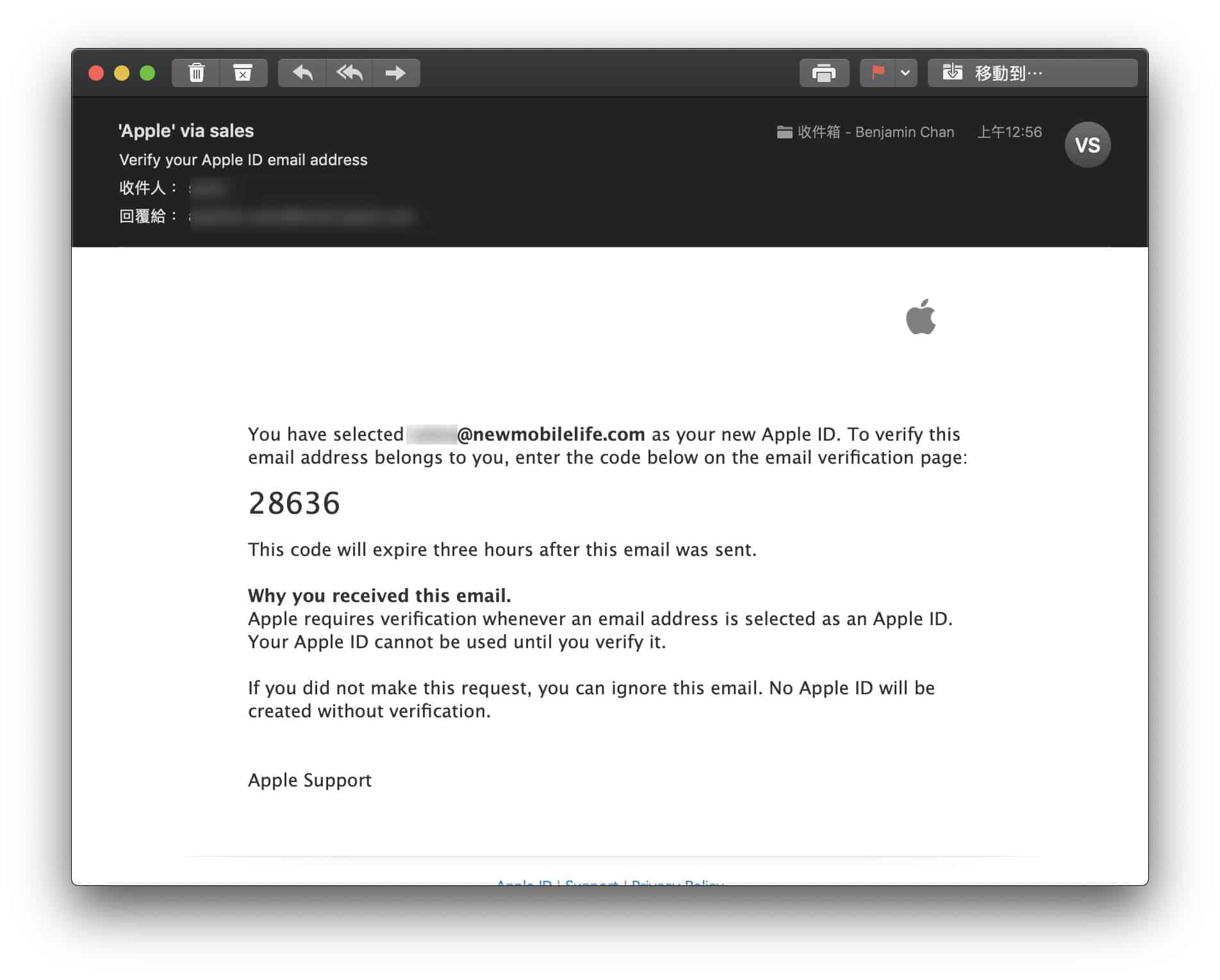 apple vemail