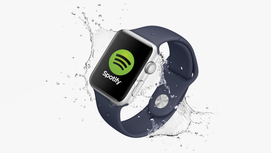 Apple Watch with Spotify 1024x578