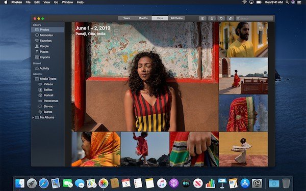 Apple previews macOS Catalina Photos screen