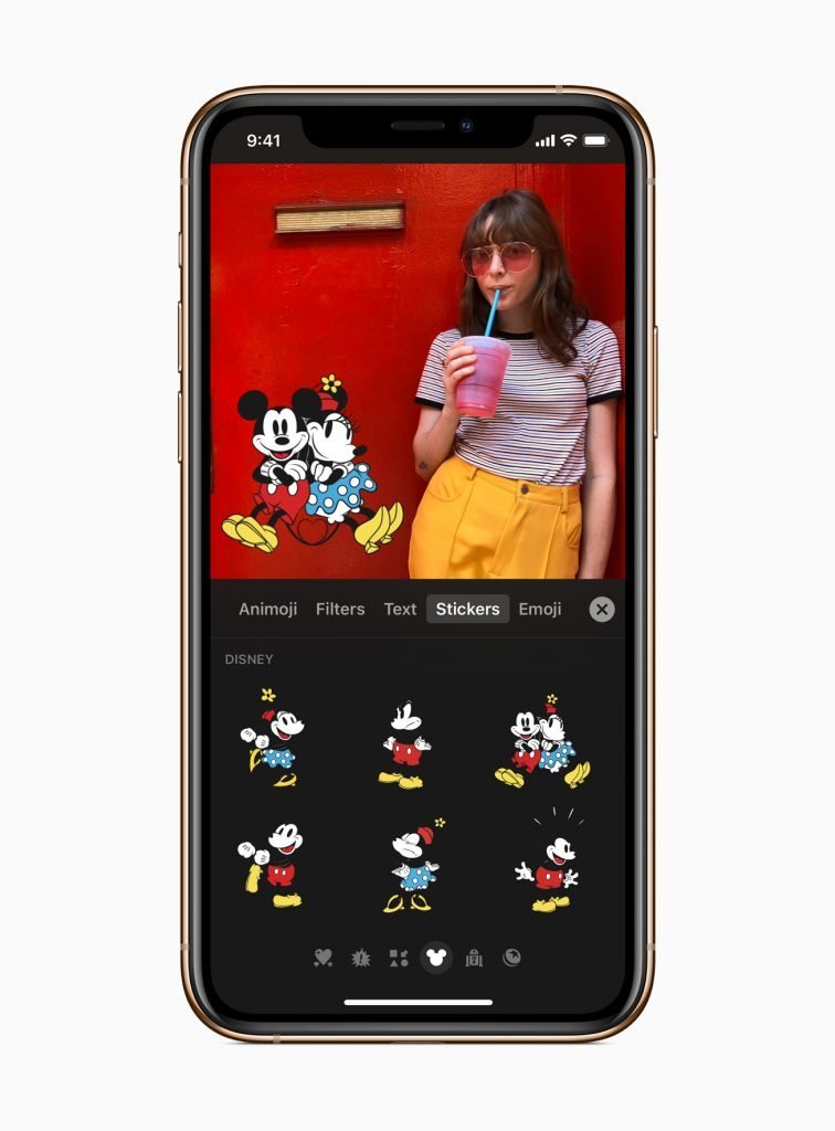 Apple Clips features Memoji Animoji mickey stickers 120519 inline carousel.jpg.large 2x