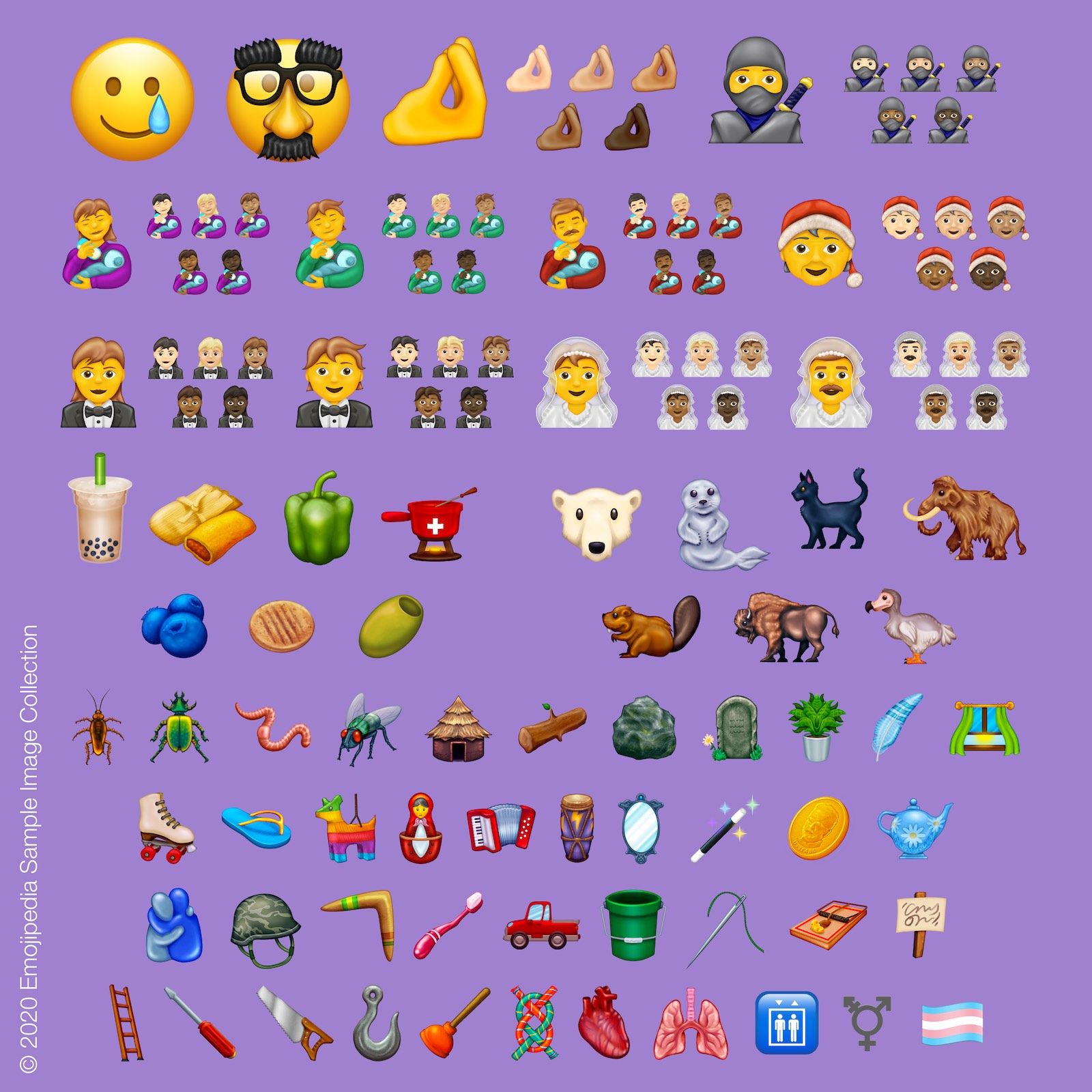 2020 emojipedia sample image collection