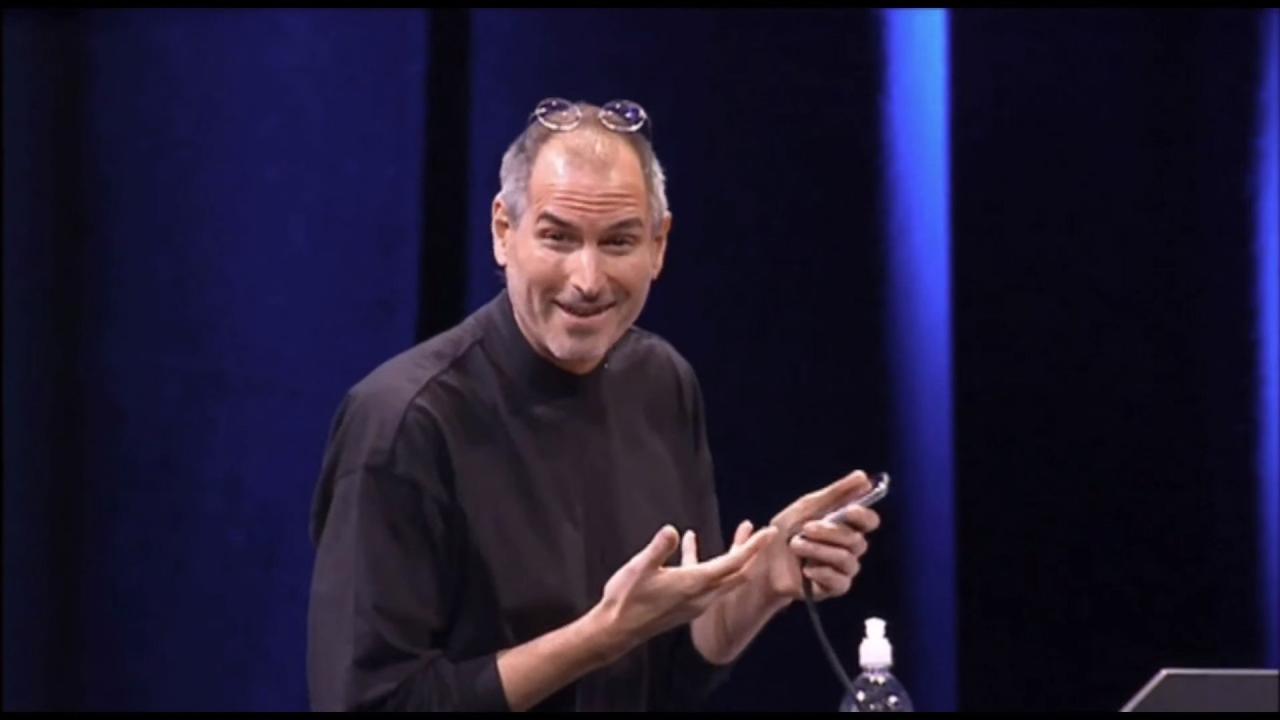 Steve Jobs First iPhone 1