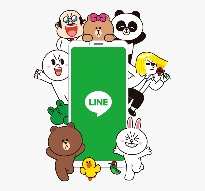 356 3564721 line friends png line character png download transparent