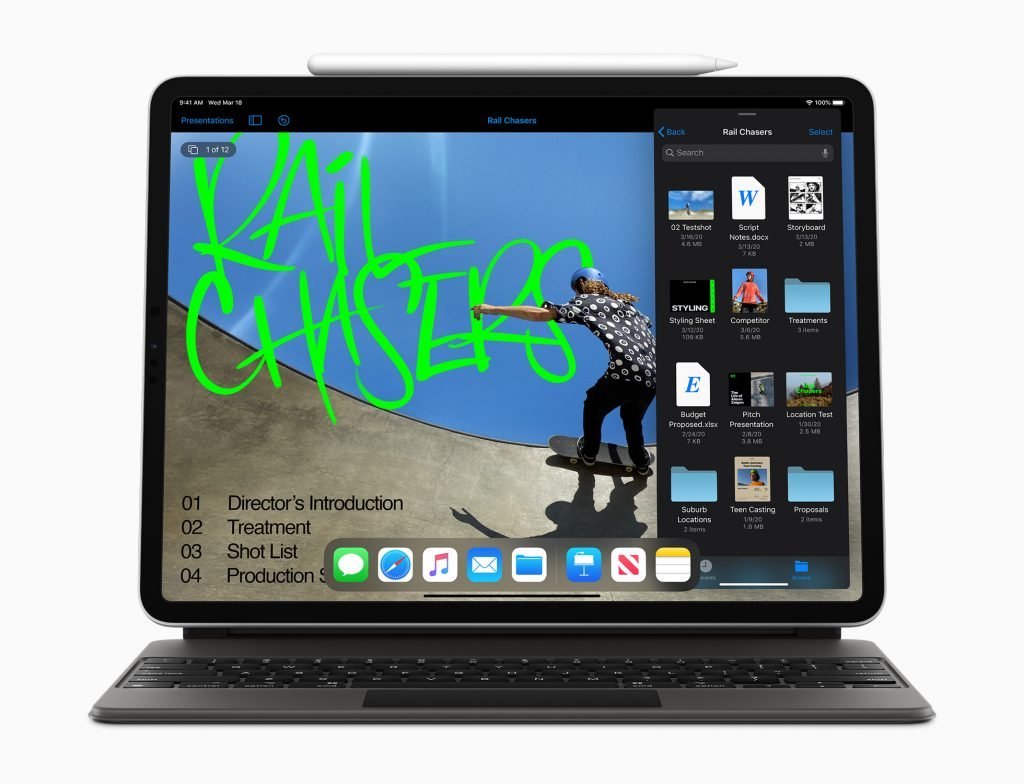 Apple new iPad Pro apple pencil and smart keyboard folio 03182020