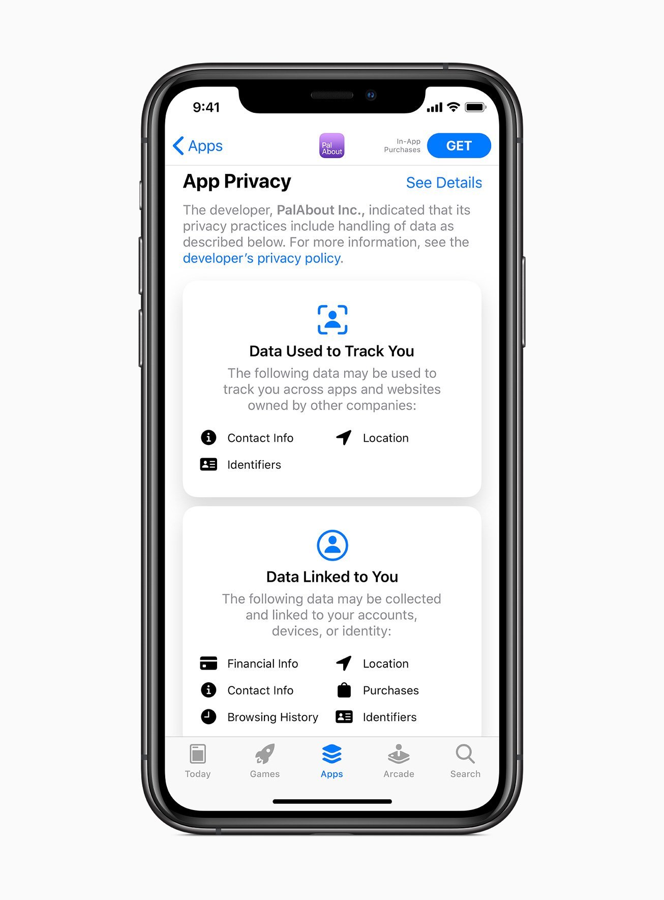 Apple ios14 app privacy screen 06222020