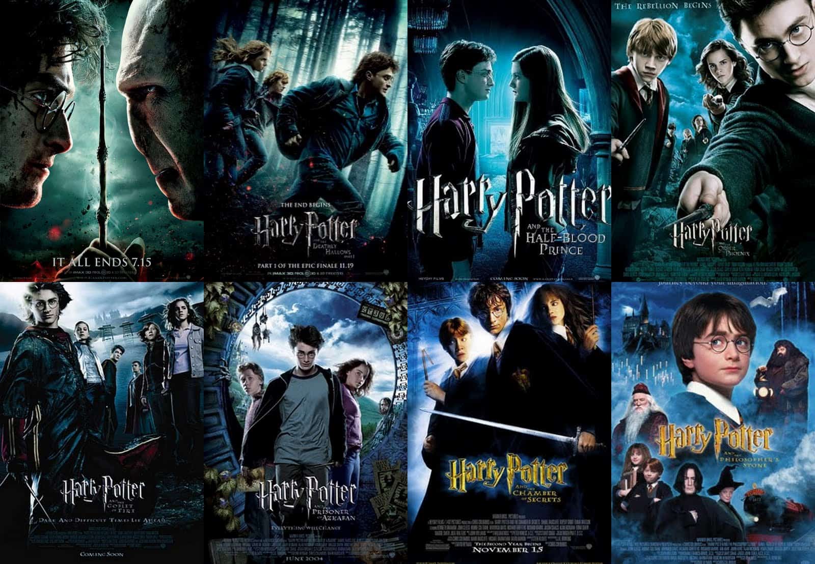 harry potter all seires