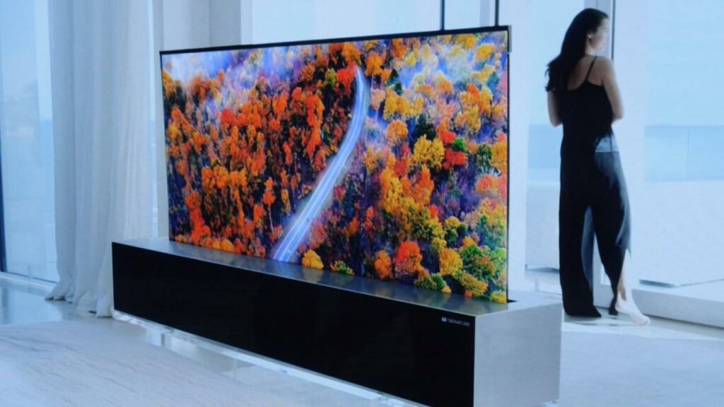 lg rollable tv