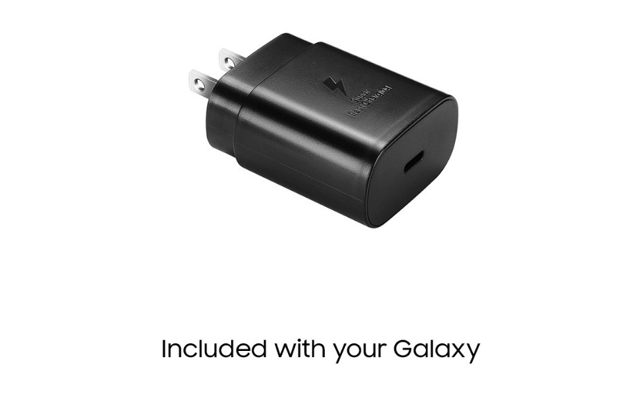 samsung charger included