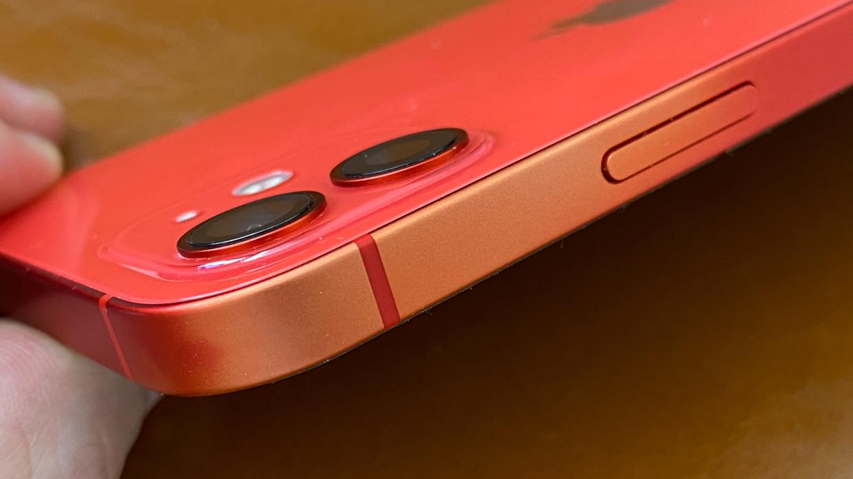 Discolored iPhone 12 RED