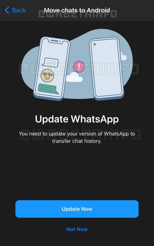 CHAT MIGRATION IOS