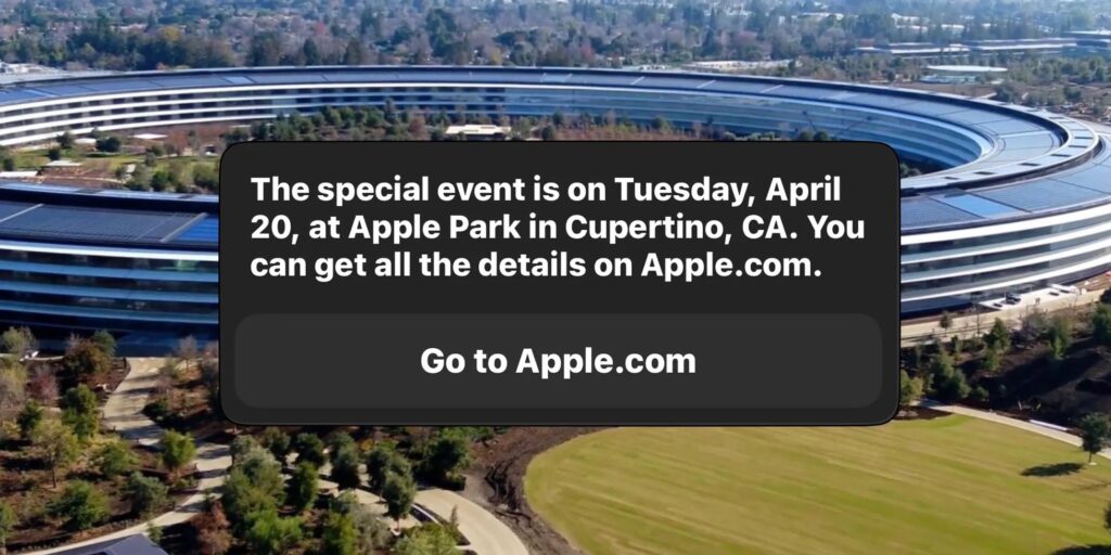 apple event april siri