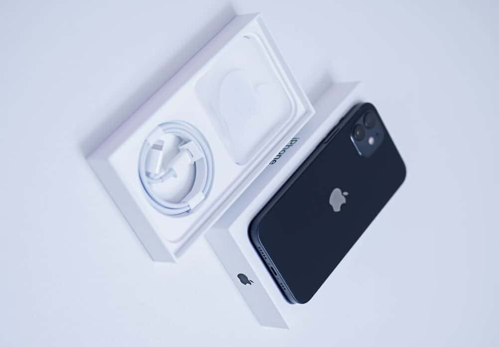 iphone 12 unbox rotated