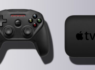 Apple TV con un controlador