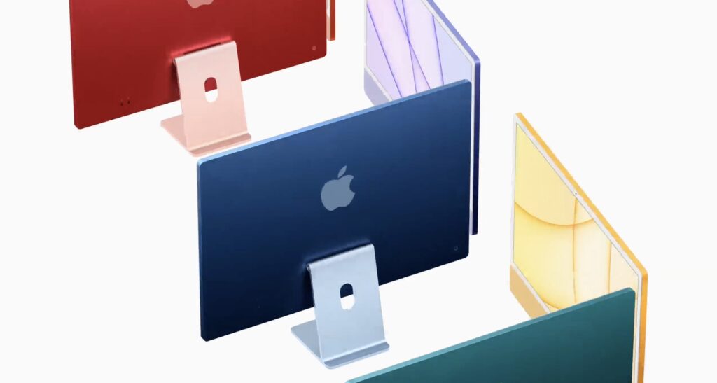 iMac 24 吋的外型風格