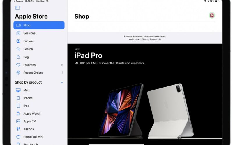 ipad apple store redesign 2