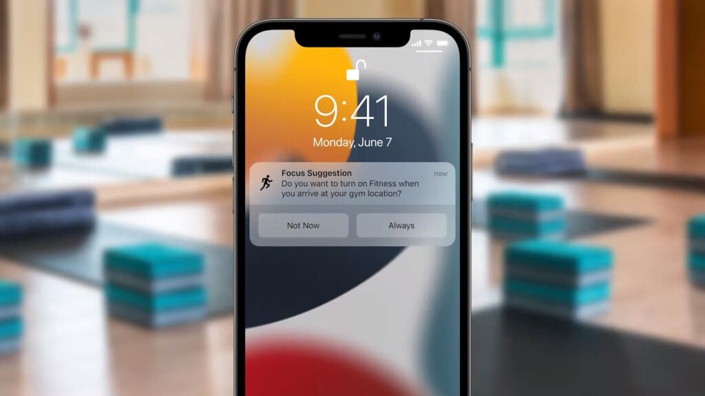 ios15 focus mode switch detect bylocation