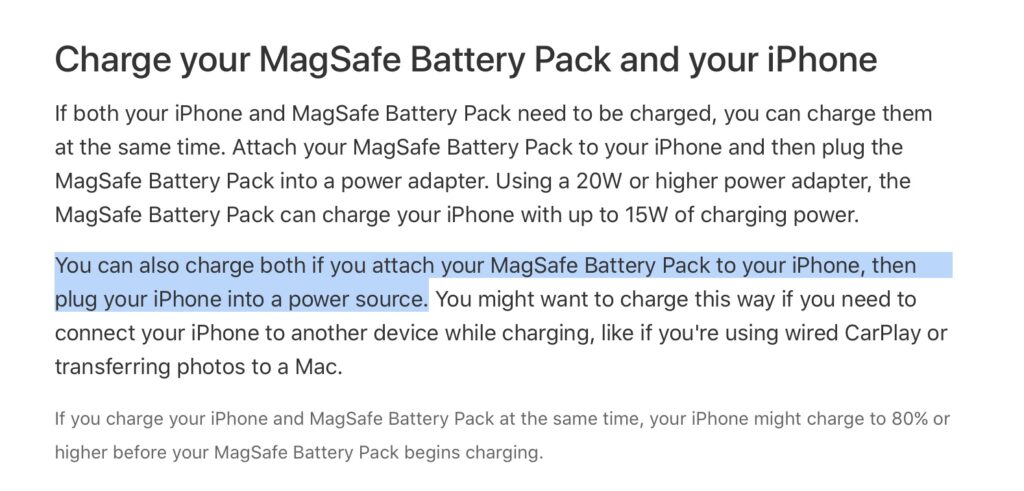magsafe charging support