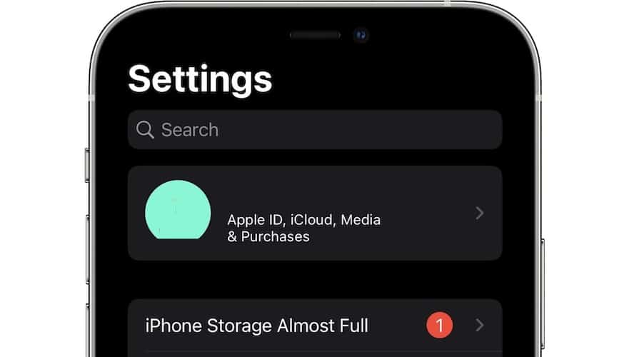 iphone storage almost full notification ios 15