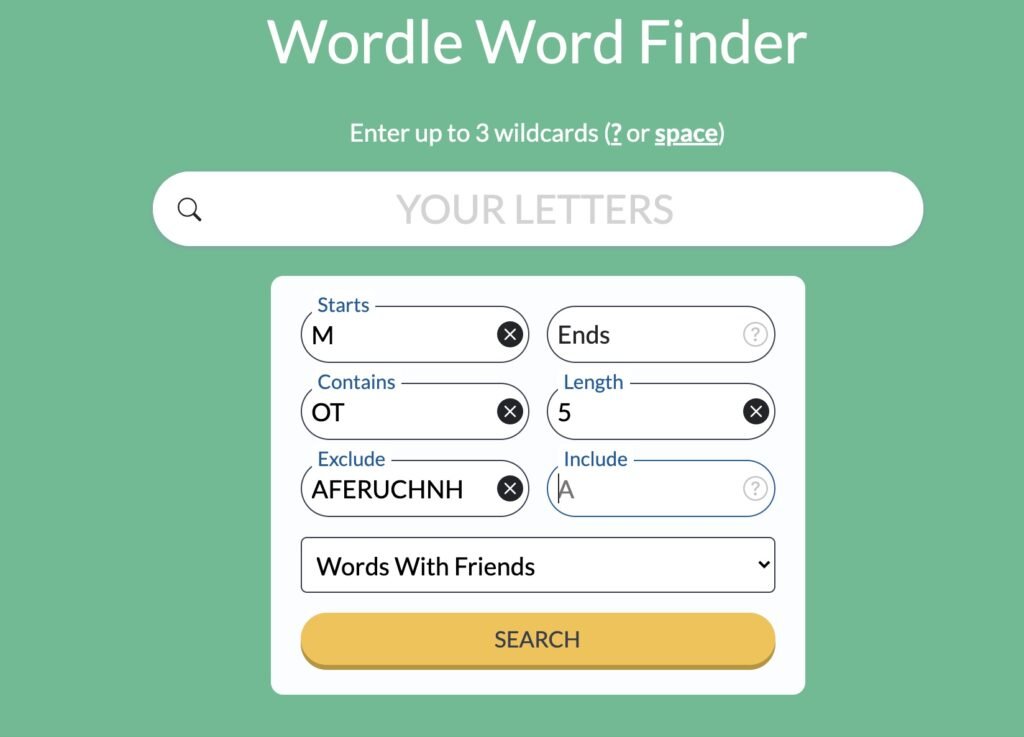 wordle word finder