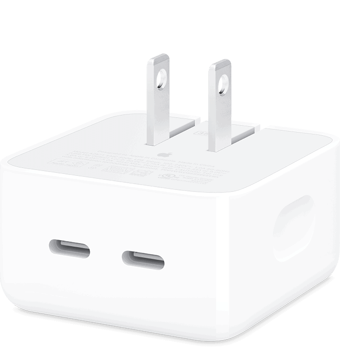 35w dual usb c port compact power adapter