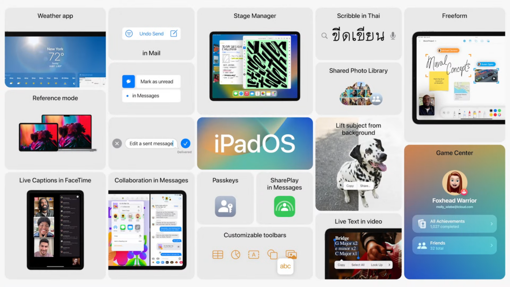 iPadOS 16 feature