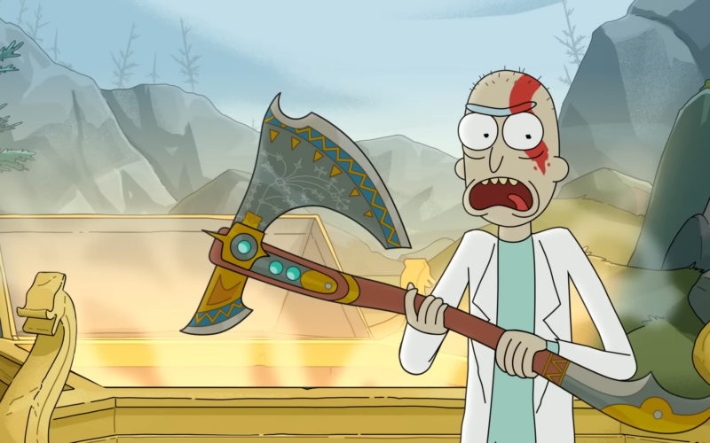 Rick and Morty God of War