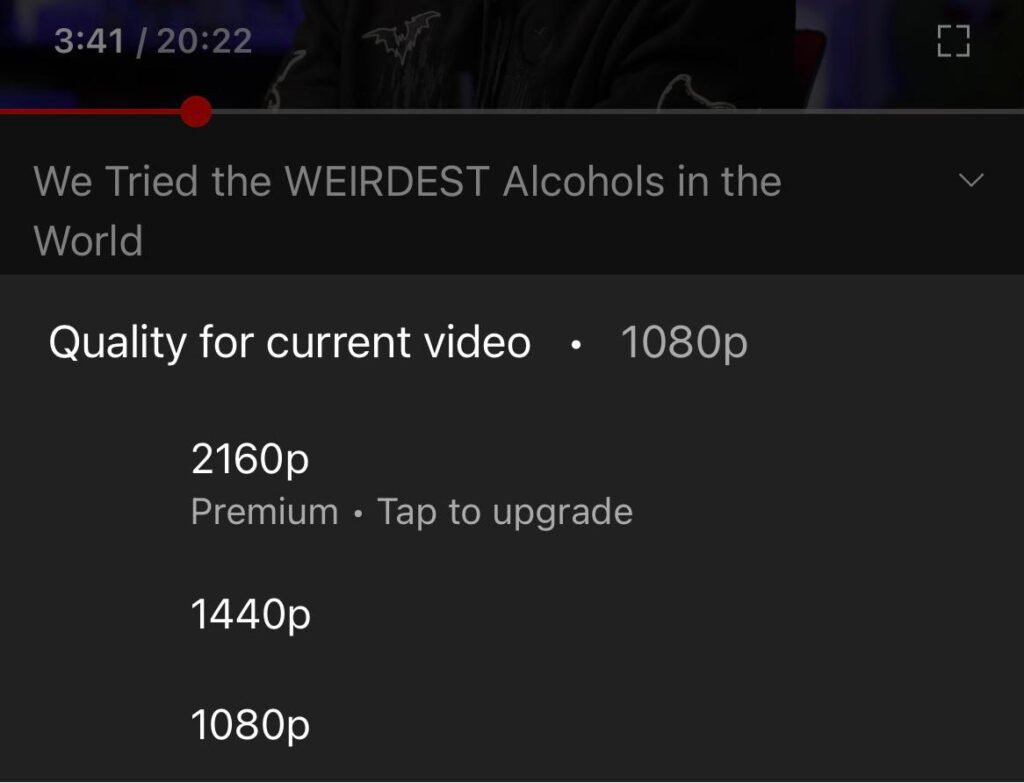 youtube 4k video premium