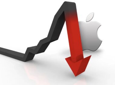 Apple falling