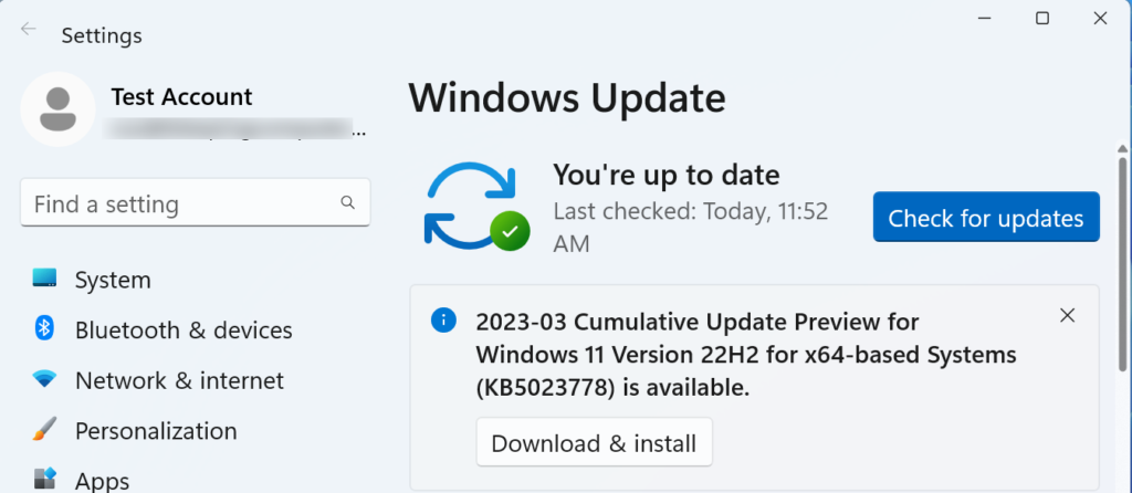 Windows 11 KB5023778 2