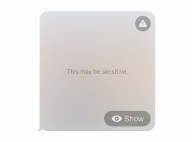 iOS 17 Sensitive