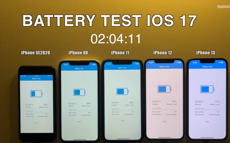 ios17 battery test