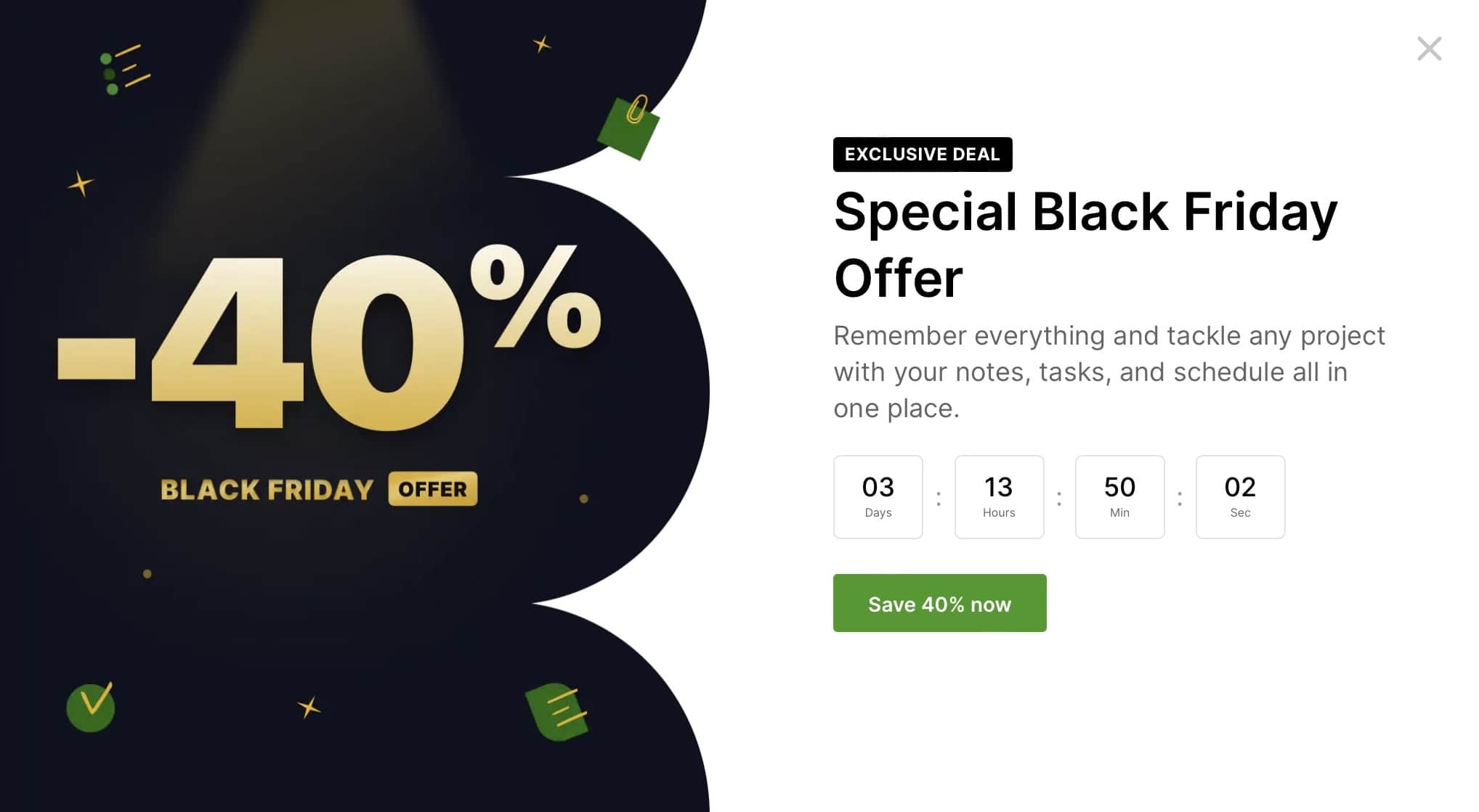 【Black Friday】Evernote 限時 6 折優惠　用 VPN 哪個國家最便宜？