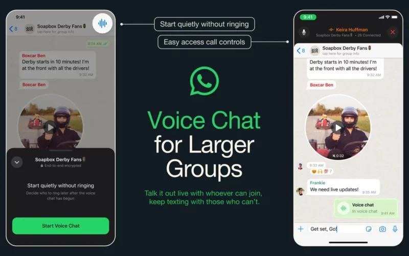 whatsapp group voice