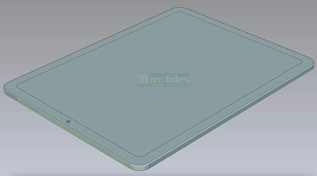 12.9 吋 iPad Air CAD 圖曝光　大螢幕、鏡頭突起