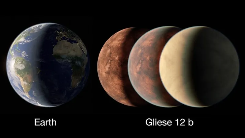 Gliese 12 b compared to Earth 1024x576 1