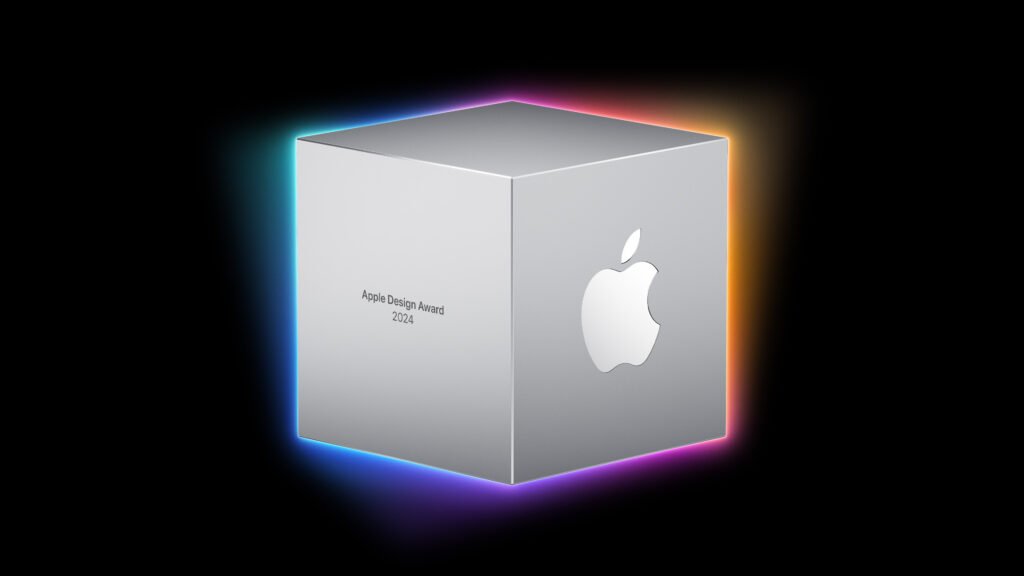 Apple WWDC24 Design Awards trophy 240606