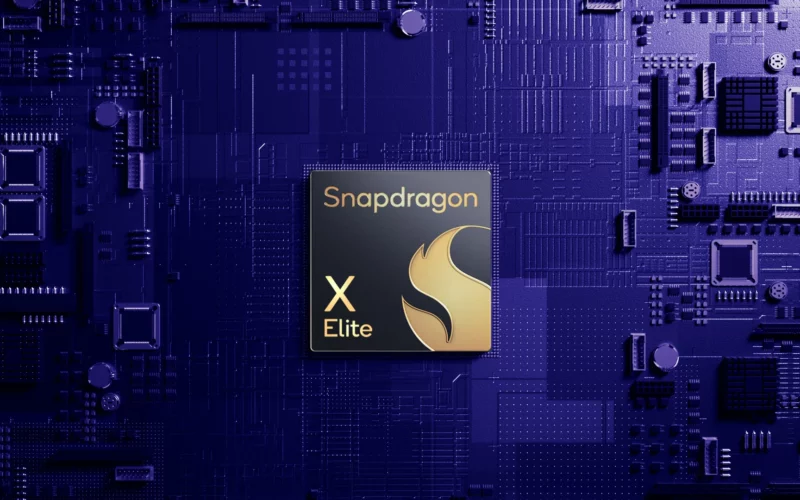 Qualcomm Snapdragon X Elite chip press image