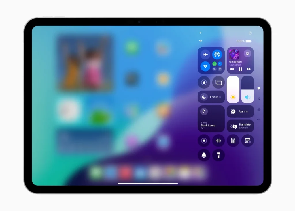 ipados18 control center