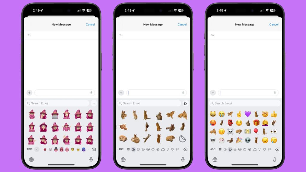 ios 18 emoji stickers memoji